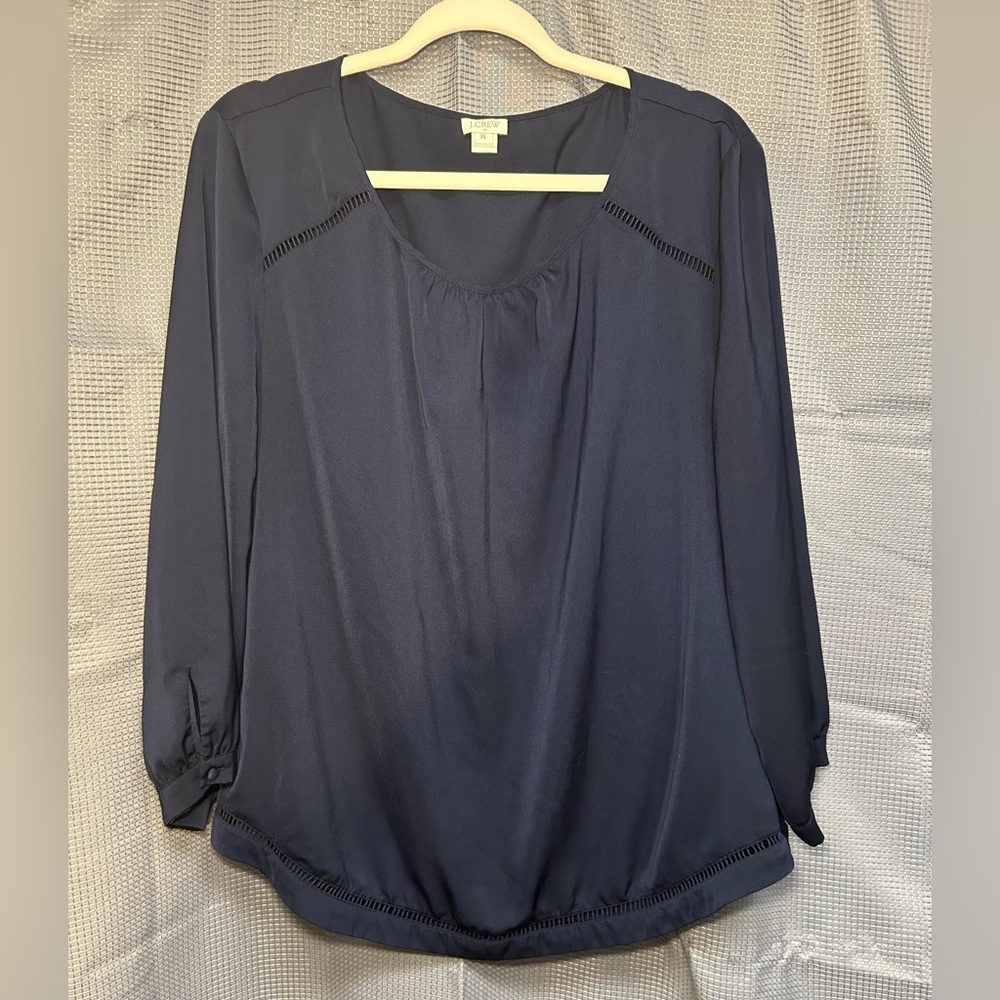 J. Crew Navy Women's Blouse